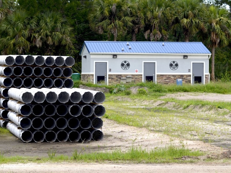 Construction is creeping forward at the Winter Springs pickleball facility that's expected to be completed near the end of the year.