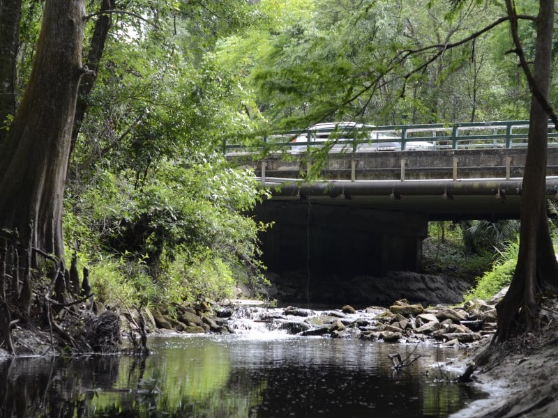 Creek sediment will be dredged to help water flow