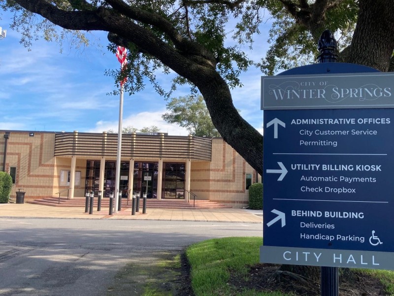 The Winter Springs audit hearing will be put on hold for now Winter Springs City Manager