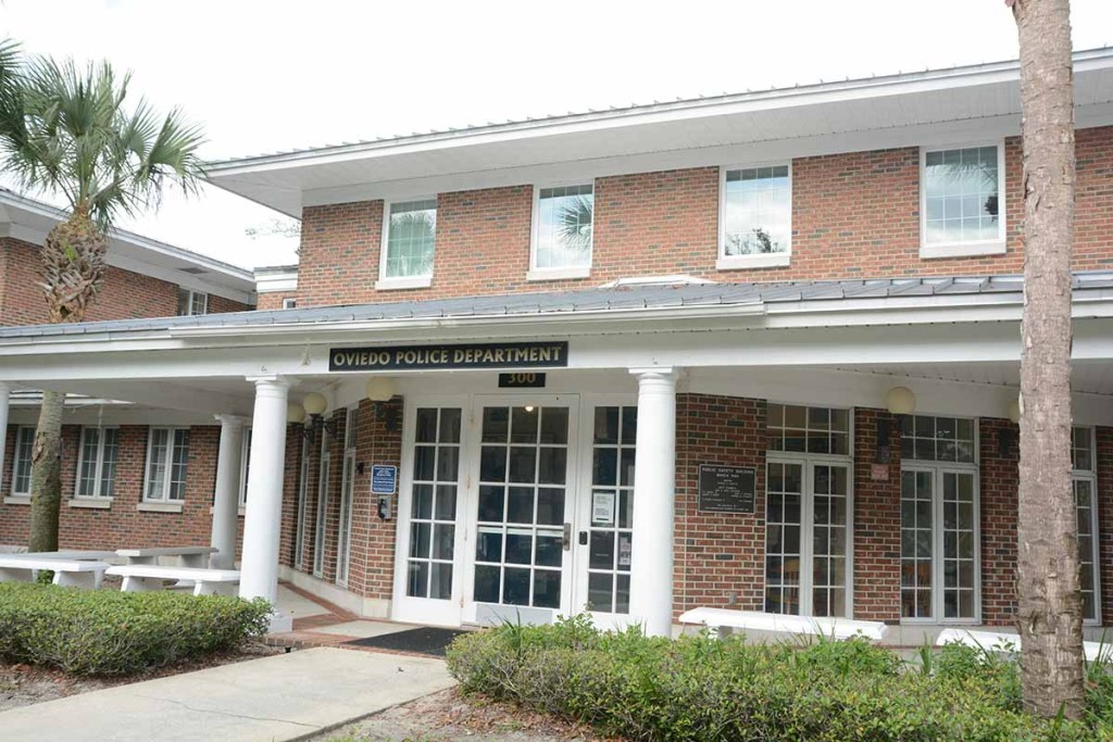 An image of the Oviedo Police Department building. 