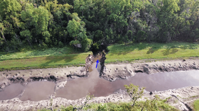 Pond failure Tuskawilla Crossings Winter Springs flooding