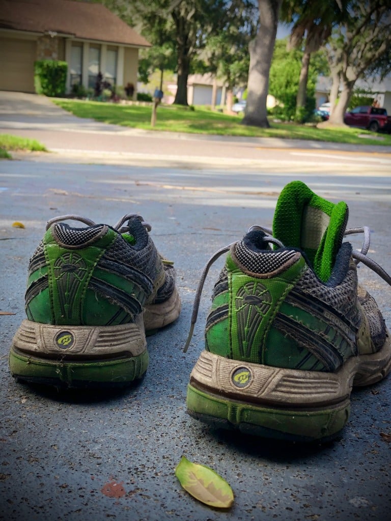 Running shoes for spooky Irish 3.1 run Chicken Run Irish 3.1 run club
