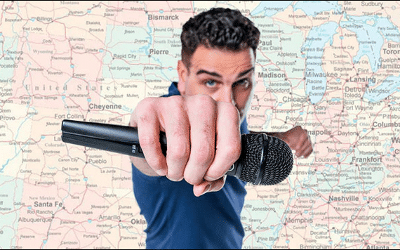 comedy night with Bret Ernst