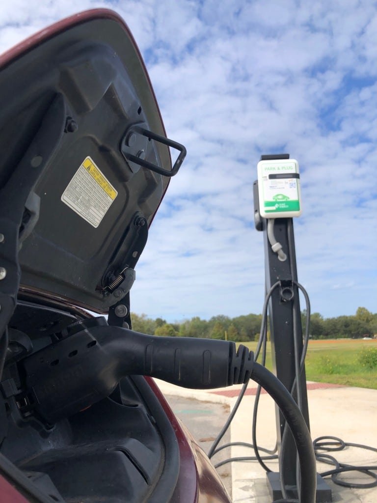 To show electric vehicle chargers connected Oviedo land development code
