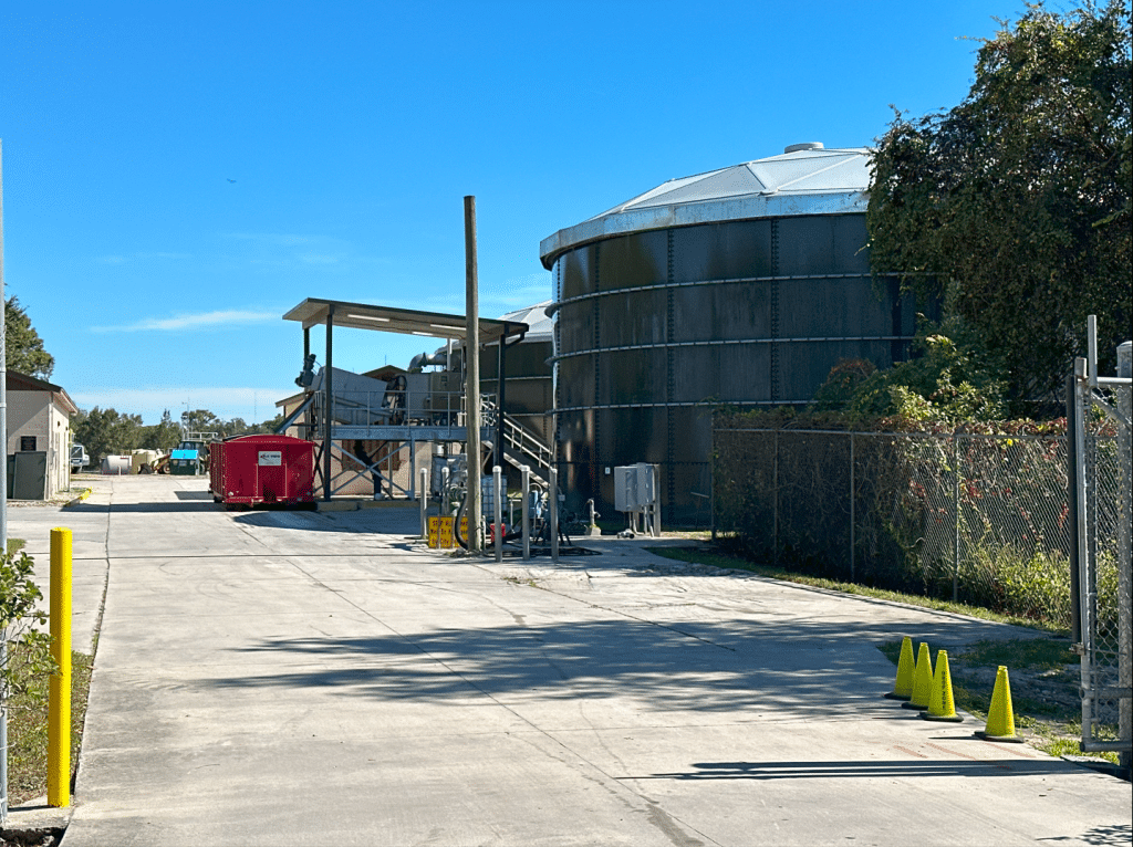 A photo of a wastewater utility in Oviedo.