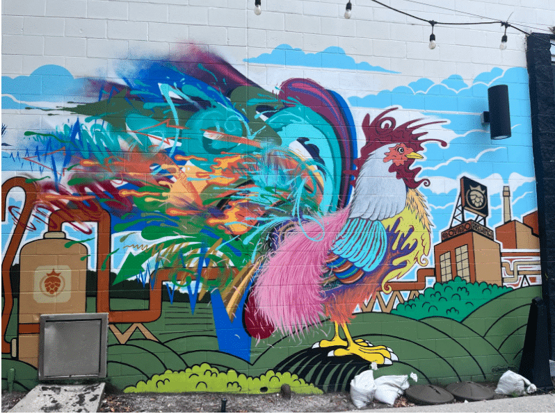 Oviedo Brewing Company mural