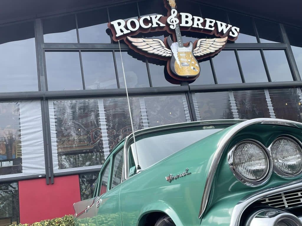 Cars and coffee at Rock and Brews Oviedo