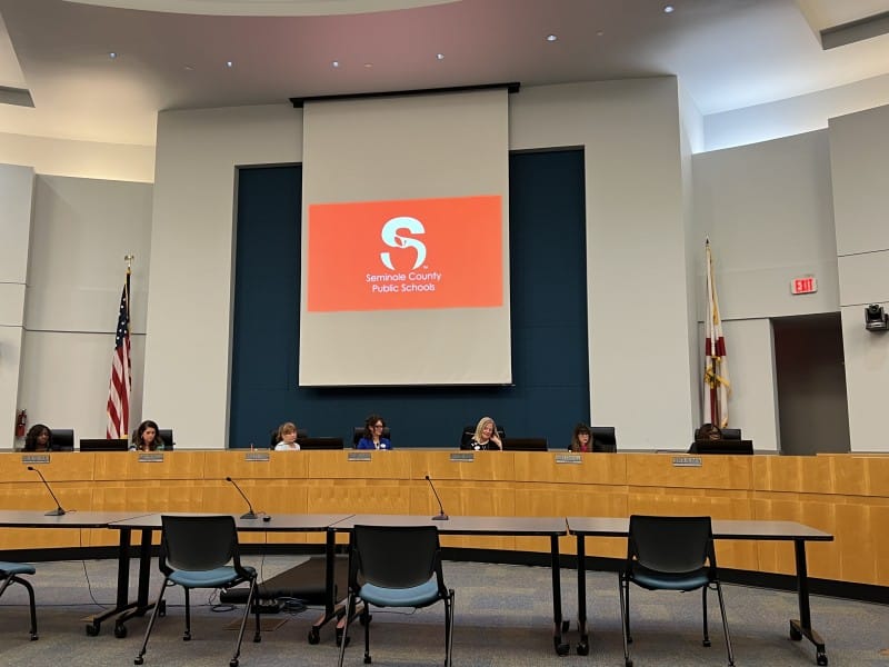 The Seminole County School Board met on Tuesday. lower property tax