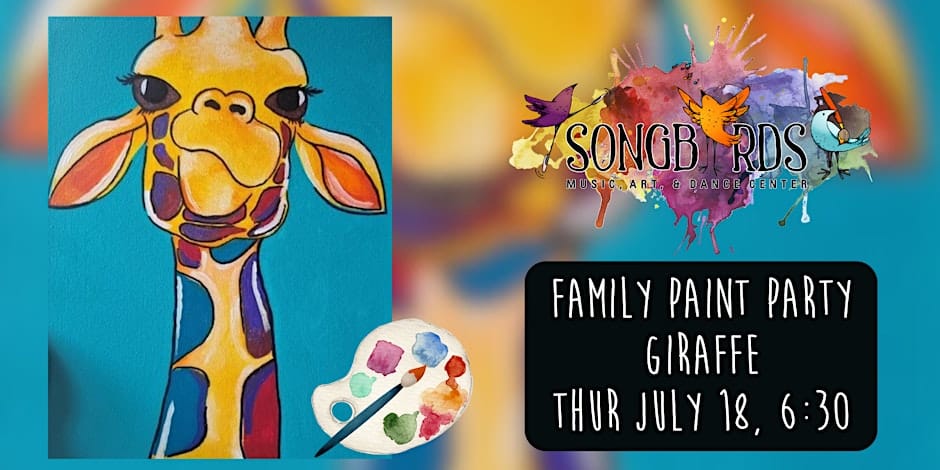 Songbirds paint party ice cream day