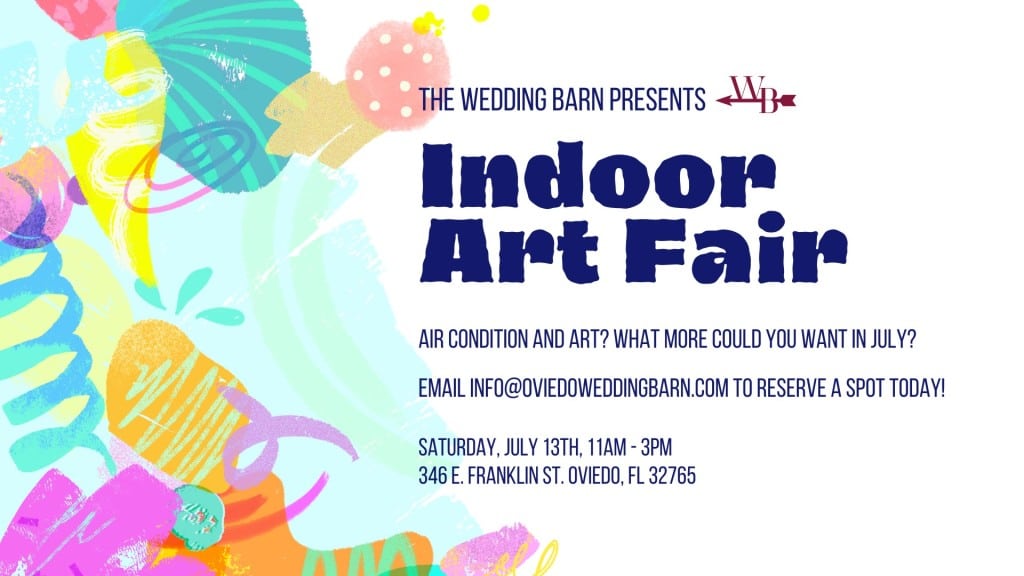 indoor art fair poster