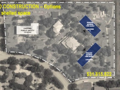 The proposed layout for a $20 million police building in Oviedo police building problem