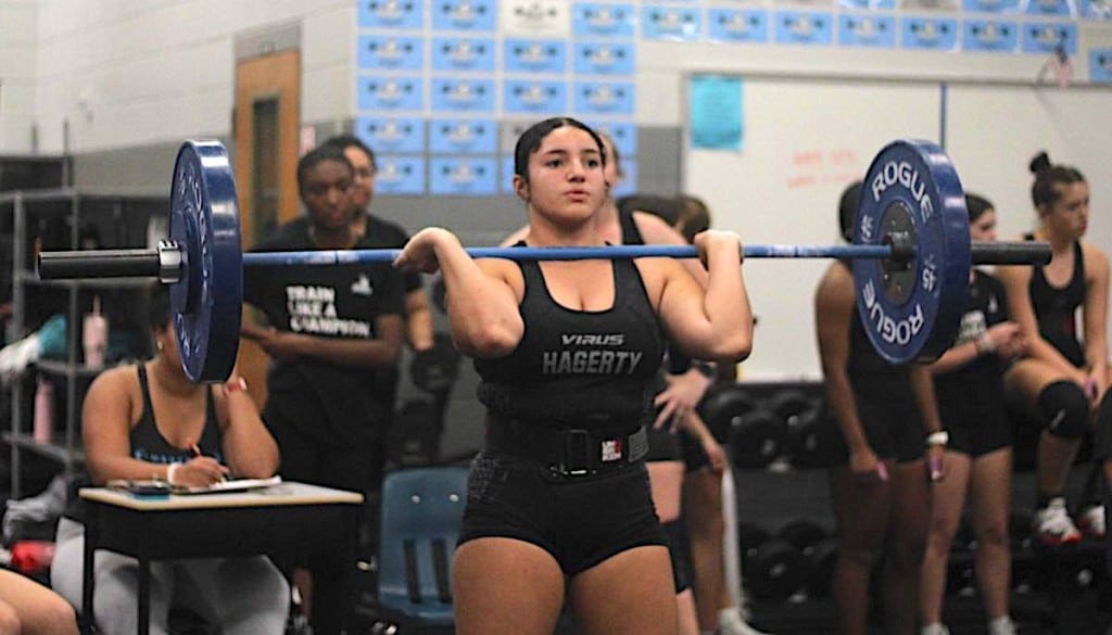 Hagerty girls weightlifting
