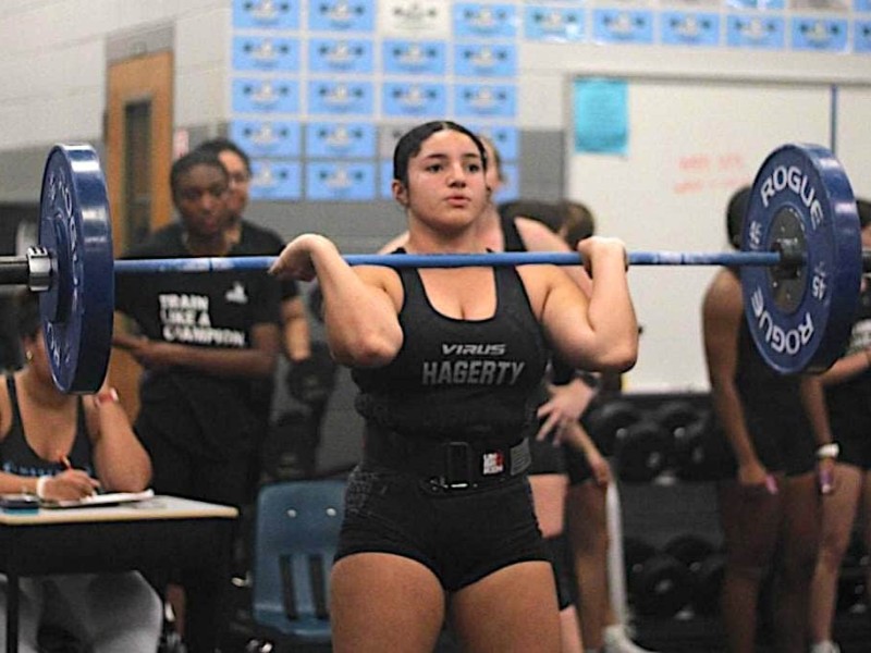 Hagerty girls weightlifting