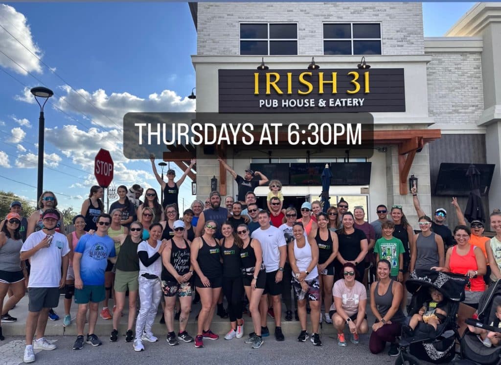 Irish 31 Irish 3.1 run club Struggle Bus run club