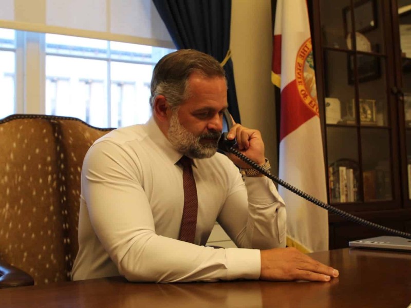 Cory Mills town hall call