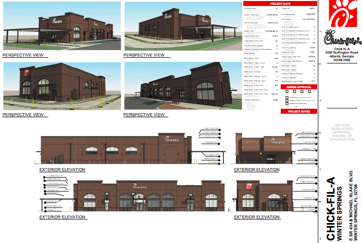 Chick Fil A Winter Springs retail developments