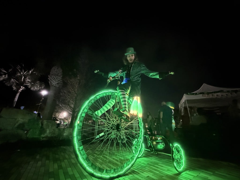 Oviedo St. Patrick's Day bicycle