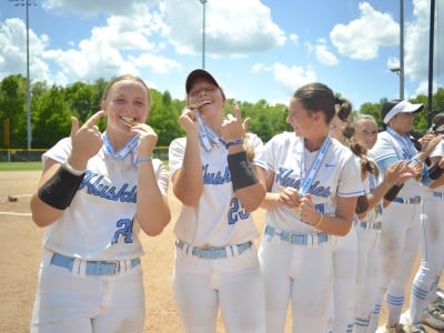 Hagerty softball championship Campbell Downing