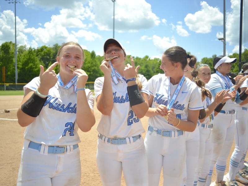 Hagerty softball championship Campbell Downing