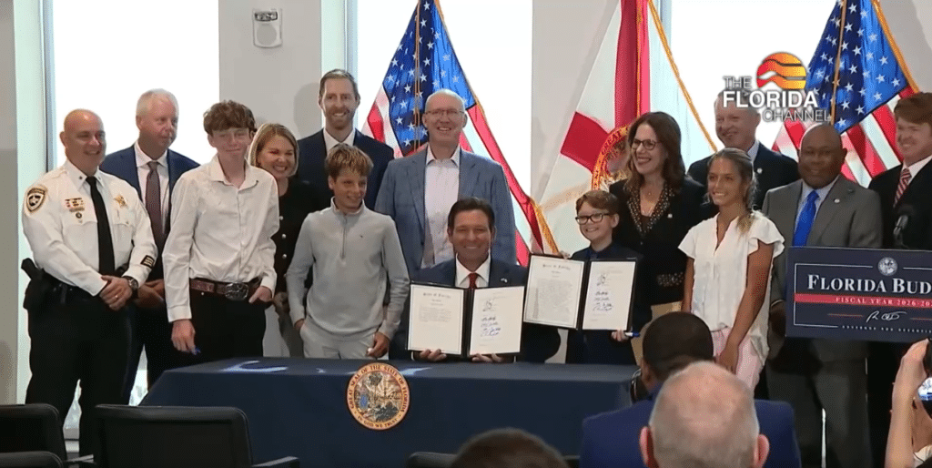 DeSantis Seminole County budget signing